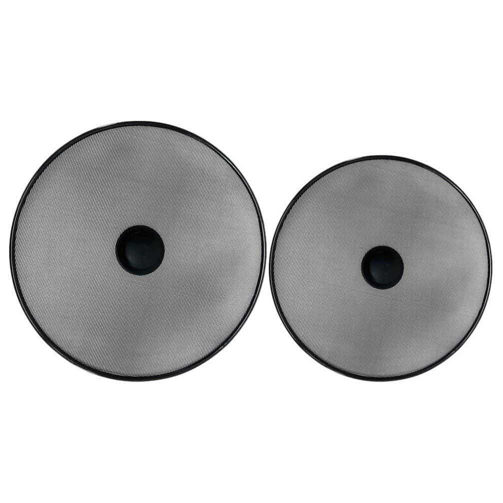 Kichvoe 13 Inch Oil-Proof Mesh Splatter Screen for Frying Pans and Skillets with Handle Grease Splatter Guard Cooking Pan Splash Cover Set