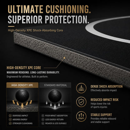 6.5x10 FT Wrestling Mat for Home Gym, Heavy-Duty PVC & XPE Foam BJJ MMA Jiu Jitsu Judo Mat, Anti-Slip Lychee Pattern, Waterproof Roll-Up Grappling Mat, Black