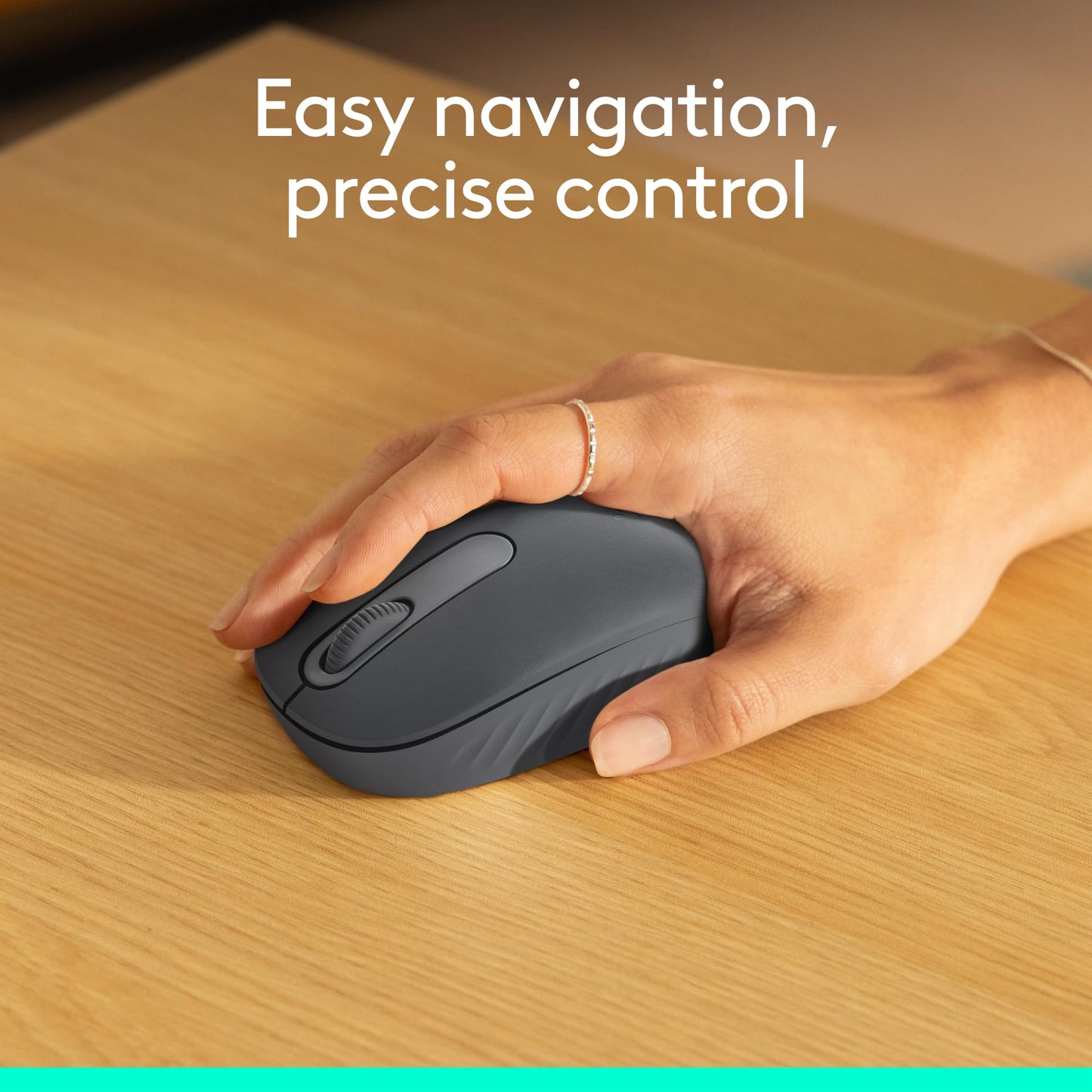 Logitech M196 Bluetooth Wireless Mouse, Compact and Portable Mouse for Laptops, Tablets and More, 12-Month Battery, Smooth Tracking, Compatible with PC and Mac, Windows and macOS - Rose