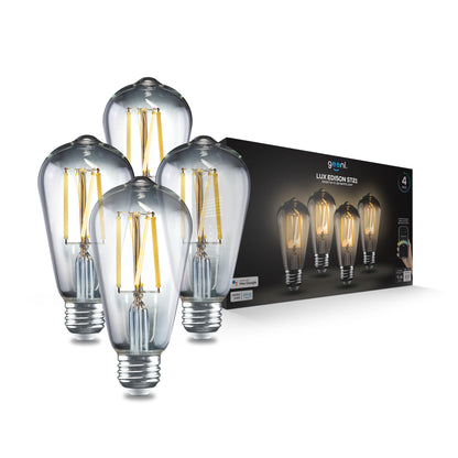 Geeni Smart Light Bulb - Alexa and Google Home Compatible, Tunable White LED Programmable and Dimmable WiFi Light Bulb, App Controlled (ST21, 2-Pack)