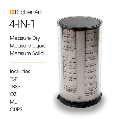 KitchenArt 2 Cup Pro Essentials Gift Set, 6.5x6.5x7", 3-Piece Set
