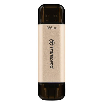 Transcend JF930 256GB Dual USB C Flash Drive for iPhone/iPad/Mac/Windows, Android/Tablet/PC/Gaming Console, Photo Stick Up to 420MB/s, USB 3.2 Thumb Drive, Memory Stick with 2-in-1 Type C &Type A