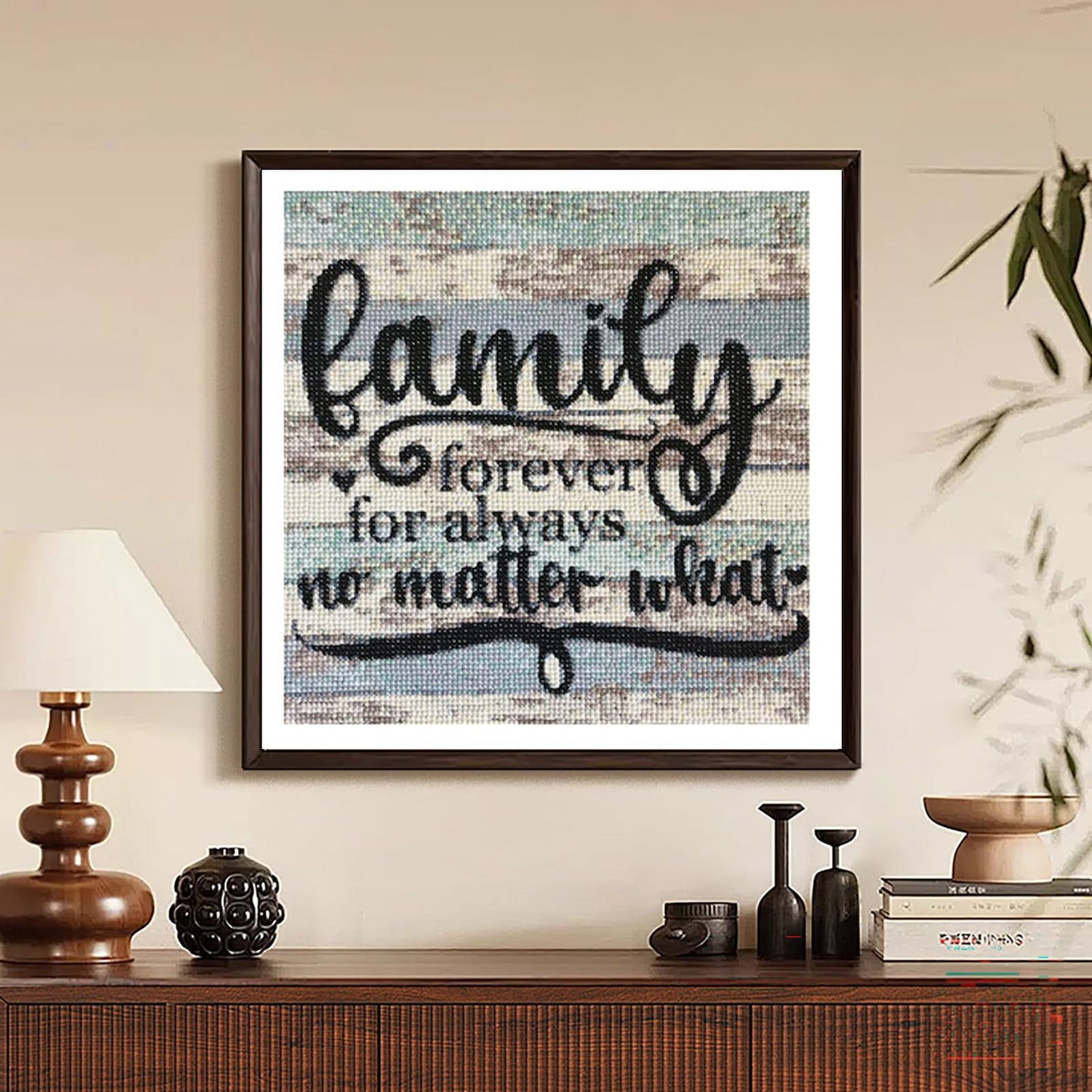 PDSLAIKE Family Diamond Painting - Home Sayings Quote DIY Art Craft Wall Decor Painting Area 13.7x13.7in