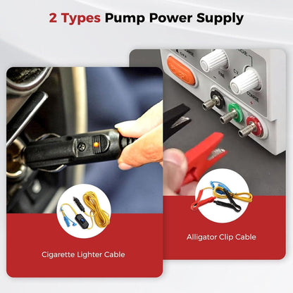 CAMPLUX ENJOY OUTDOOR LIFE 1.32 GPM Outdoor Portable Propane Tankless Water Heater with 1.2 GPM Water Pump Kits, Gray
