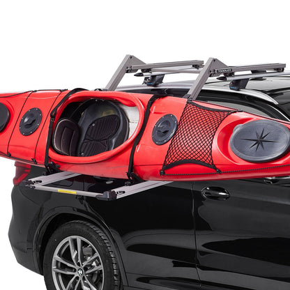 TOOENJOY Heavy-Duty Kayak Lift Assist Roof Rack, 100 LBS Capacity Kayak Canoe Rooftop Loader, Elevating Assist System for Easy Loading