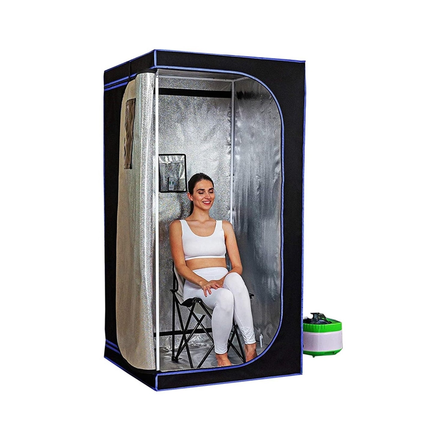Fast Heating Portable Home Sauna for 1 Person - Foldable Spa Tent for Steam Therapy & Relaxation