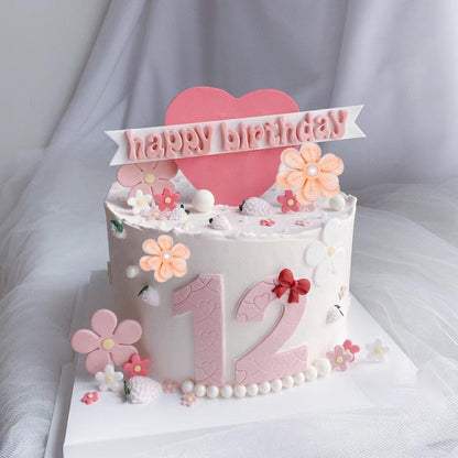 Knitted Flower Fondant Silicone Mold for Cake Decorating, Cupcake Topper, Candy Chocolate