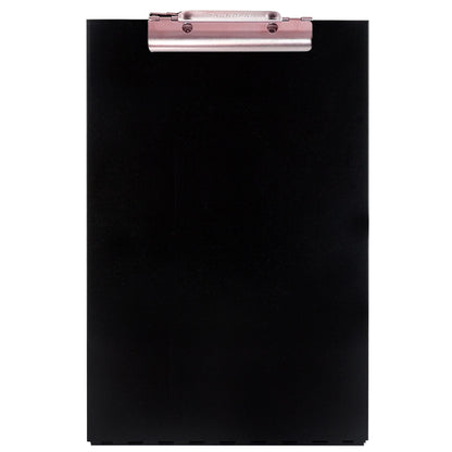 Saunders Cruiser-Mate Black Aluminum Clipboard with Storage, Dual Tray Nursing Folio, HIPAA Compliant Medical Chart Holder, Heavy Duty Recycled Metal, Self-Locking Latch, Made in USA