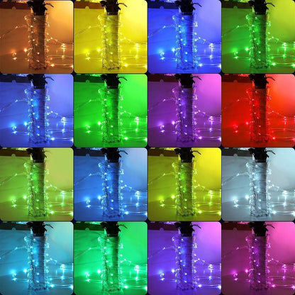 OMIKA 120 LED Rope Lights Plug in, 40ft Waterproof Outdoor String Light with Remote Timer for Party Decor
