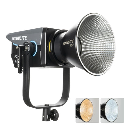 NANLITE FC-300B 350w LED Video Light, CRI 96+ 2,700K-6,500K Bi-Color Photography Light with Bowens Mount, FX Modes, App Control for Studio, Filmaking,Portrait,YouTube Content Creation