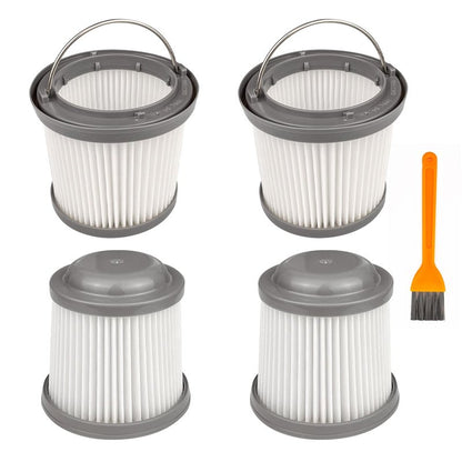4 Pack PVF110 Replacement Filter Compatible with Black and Decker Handheld Pivot Vacuum BDH2000PL BDH2020FLFH PHV1410 PHV1810 PHV1210 BDH2020FL, Washable Hand Vac Filters