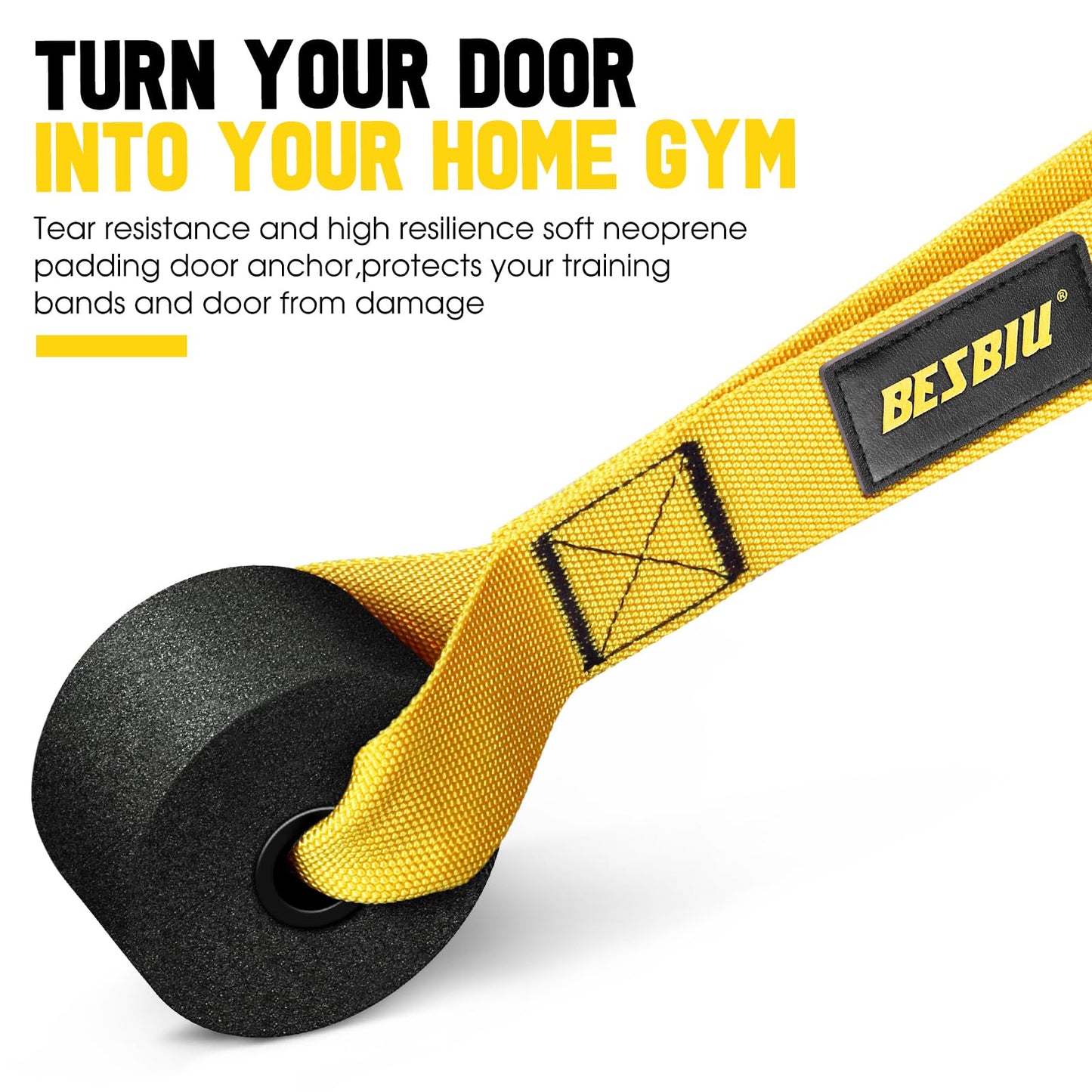 Heavy Resistance Bands for Working Out, 300lbs/360lb/420lb Exercise Bands Workout Bands with Handles, Door Anchor, Ankle Straps, Home Gym Workout Equipment for Men Fitness Strength Training Stretching