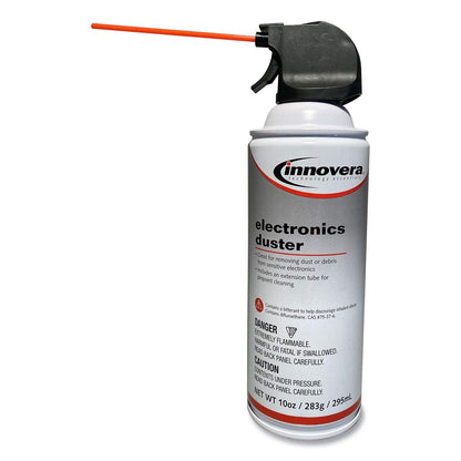 Innovera Compressed Air Duster Cleaner, 10 Oz Can, 2/Pack