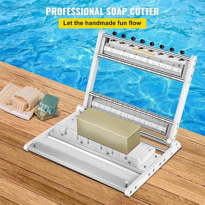 Adjustable Multi-Wire Soap Cutting Machine for Homemade Soaps - DIY Cutter for 2cm, 2.5cm, and 3cm Thickness - Perfect for Soap, Bread, and Cake Making
