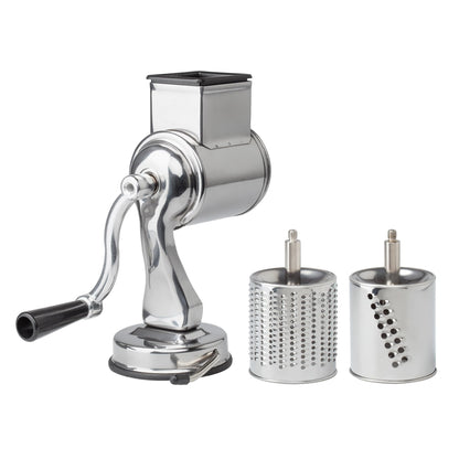 Fantes Cheese Grater with Suction-Base and 2 Drums, The Italian Market Original since 1906