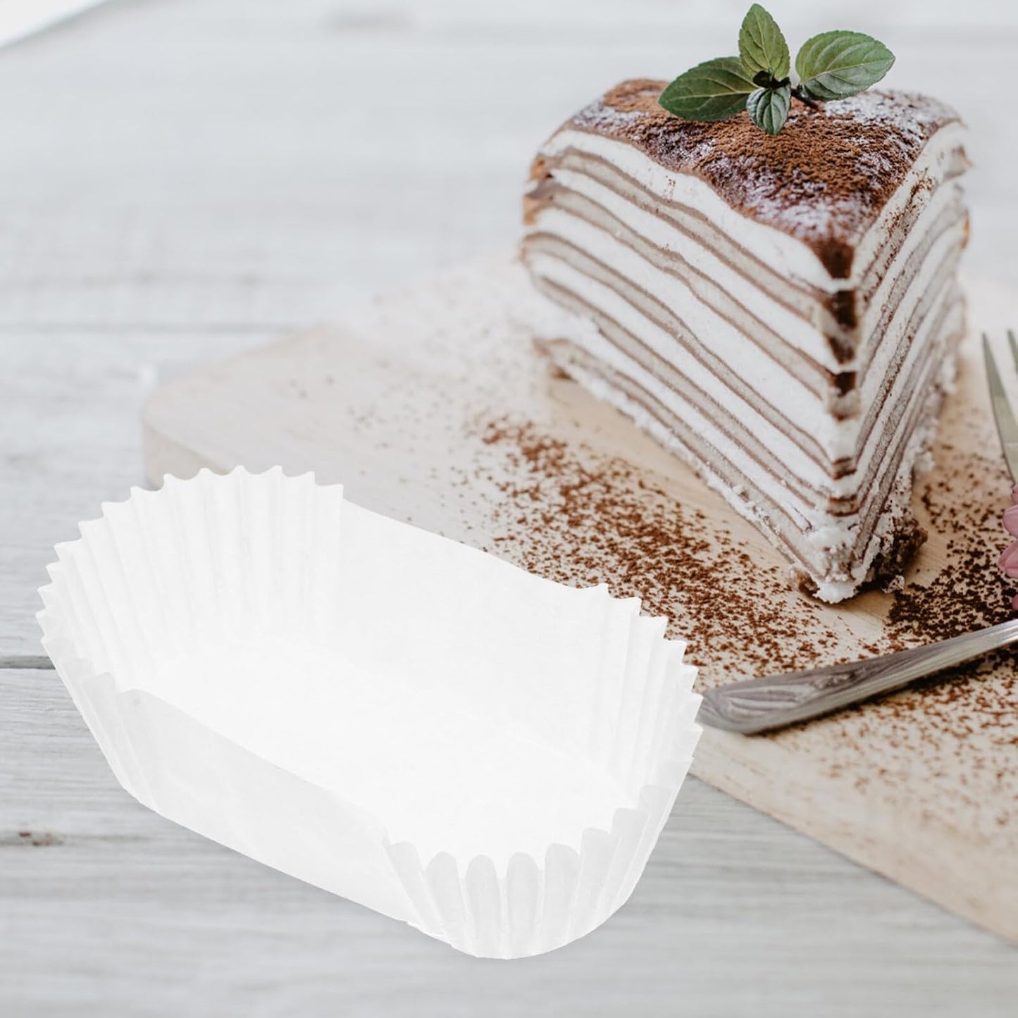 1000 Pcs Boat Shape Paper Cups - Small Oval Cake Baking Cups, Loaf Bread Liners, Cupcake Liners for Muffins and Snacks