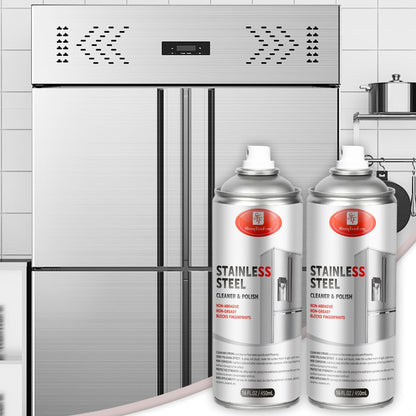 Stainless Steel Cleaner & Polish - Quick Shine, Streak-Free Formula - Safe for Appliances, Cookware, Sinks - Restores Shine - Eco-Friendly (17oz)