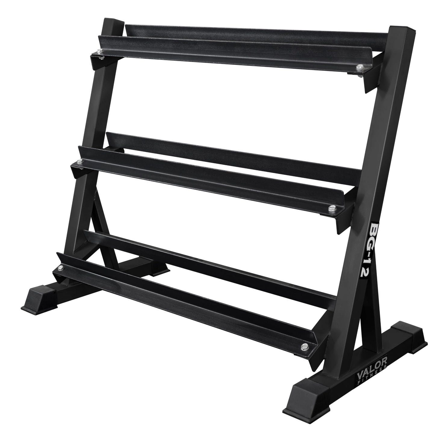 Valor Fitness 3-Tier Dumbbell Rack - Adjustable Weight Organizer Rack for Home Gym Dumbbell Storage Sports Equipment Organizer