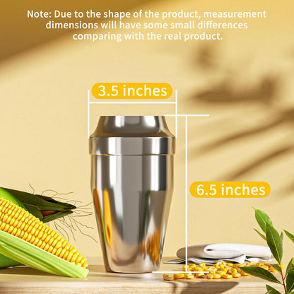 YYP Corn Cutter Peeler, Corn Cob Stripper with Cup [No Splatters or Mess], 304 Stainless Steel Corn on the Cob Remover Kitchen Tool, Corn Kernel Shucker Separator Slicer with Serrated Sharp Blade