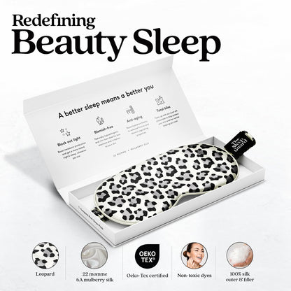 TheSleepGuard Pure Silk Sleep Mask [100% 6A Mulberry Silk, 22 Momme] Light Blocking Travel Essentials. Eye Masks for Sleeping. Black Oeko-Tex Blindfold. Eye Covers for Men & Women