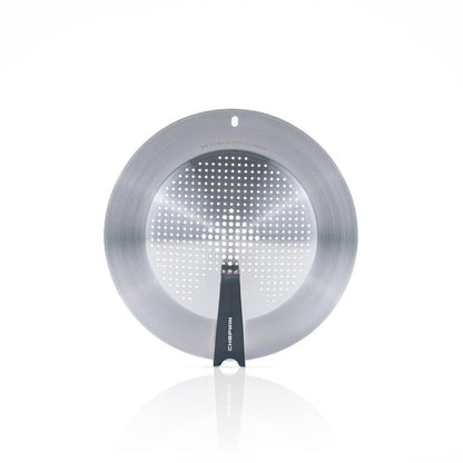 CHEFWIN Self-Standing Universal Lid for Pots and Pans – 7 to 12 Inch Fit – 316 Stainless Steel, Steam Vent, Dishwasher Safe