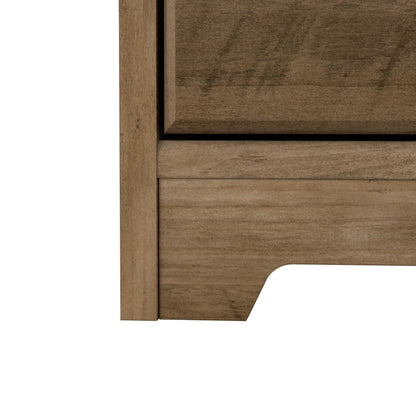 Bush Home Cabot 2 Drawer Lateral File Cabinet in Reclaimed Pine, Home Office Chest for Letter, Legal, and A4-size Document Storage