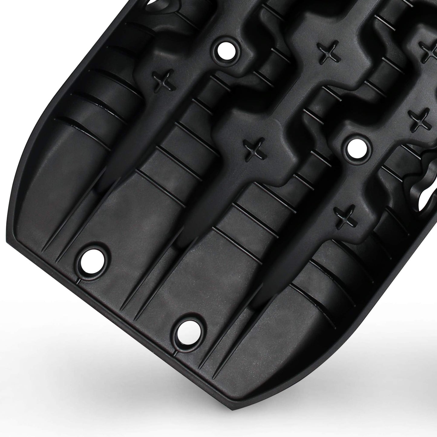 X-BULL New Recovery Traction Tracks Sand Mud Snow Track Tire Ladder 4WD (Black,3gen)