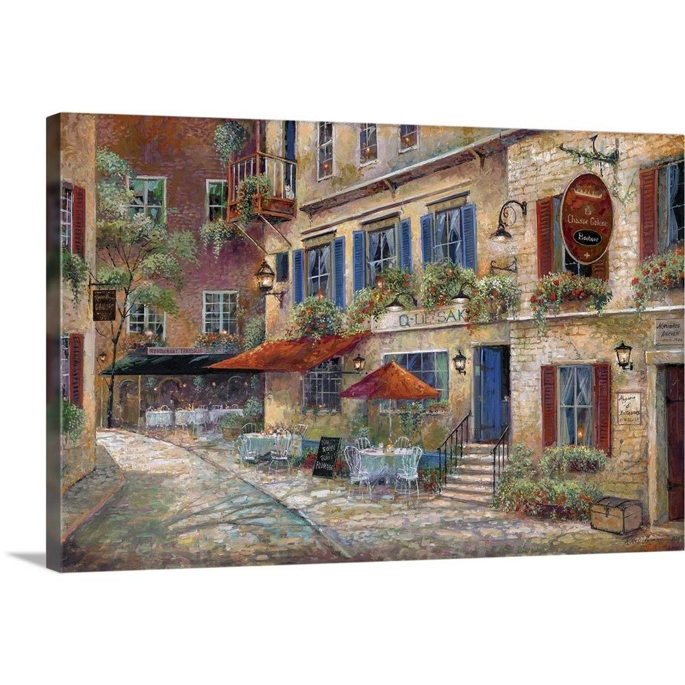 CANVAS ON DEMAND La Chasse Galerie Canvas Wall Art Print by Ruane Manning, Home Decor, Artwork,60" x40in