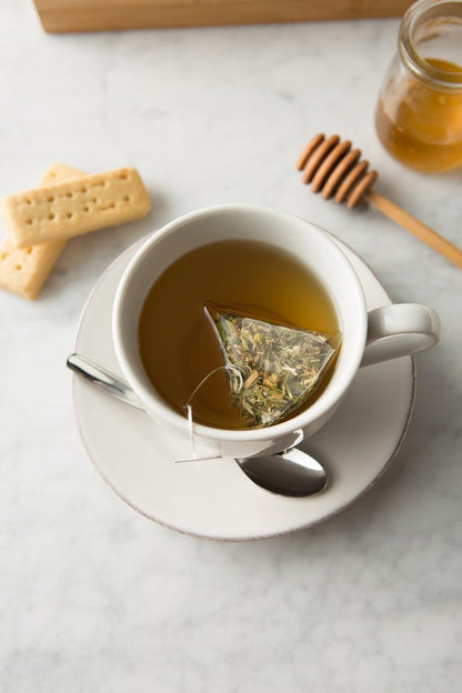 Two Leaves and a Bud Organic Chamomile Tea Bags, Naturally Caffeine Free, Whole Leaf Herbal Chamomile Tea in Compostable Sachets, 100 Count (Pack of 1)