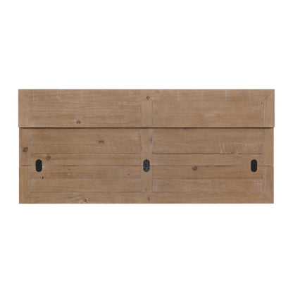 Martin Svensson Home Napa Solid Wood Pedestal Flip-Top Sofa Console Table, Driftwood