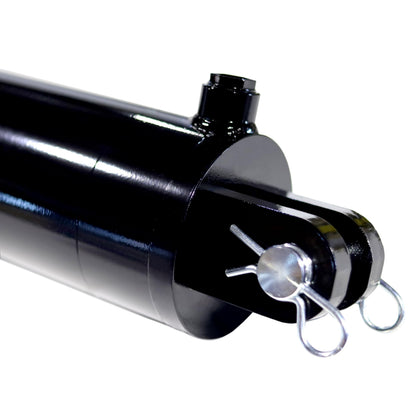 Magister Hydraulic Cylinder 5" Bore x 24" Stroke, Welded Hydraulic Ram with Clevis Ends, Double Acting Hydraulic Piston 3500 PSI (WCL 5x24)