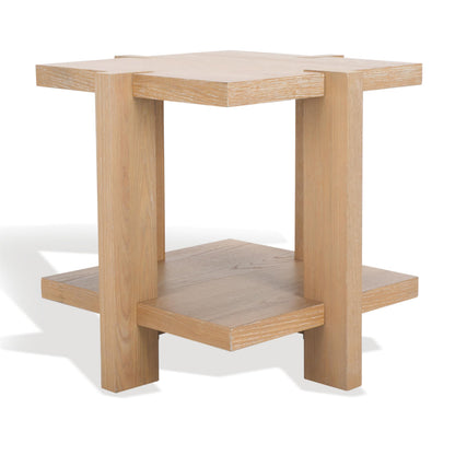 SAFAVIEH Couture Collection Quigley Weathered Grey Square Accent Table