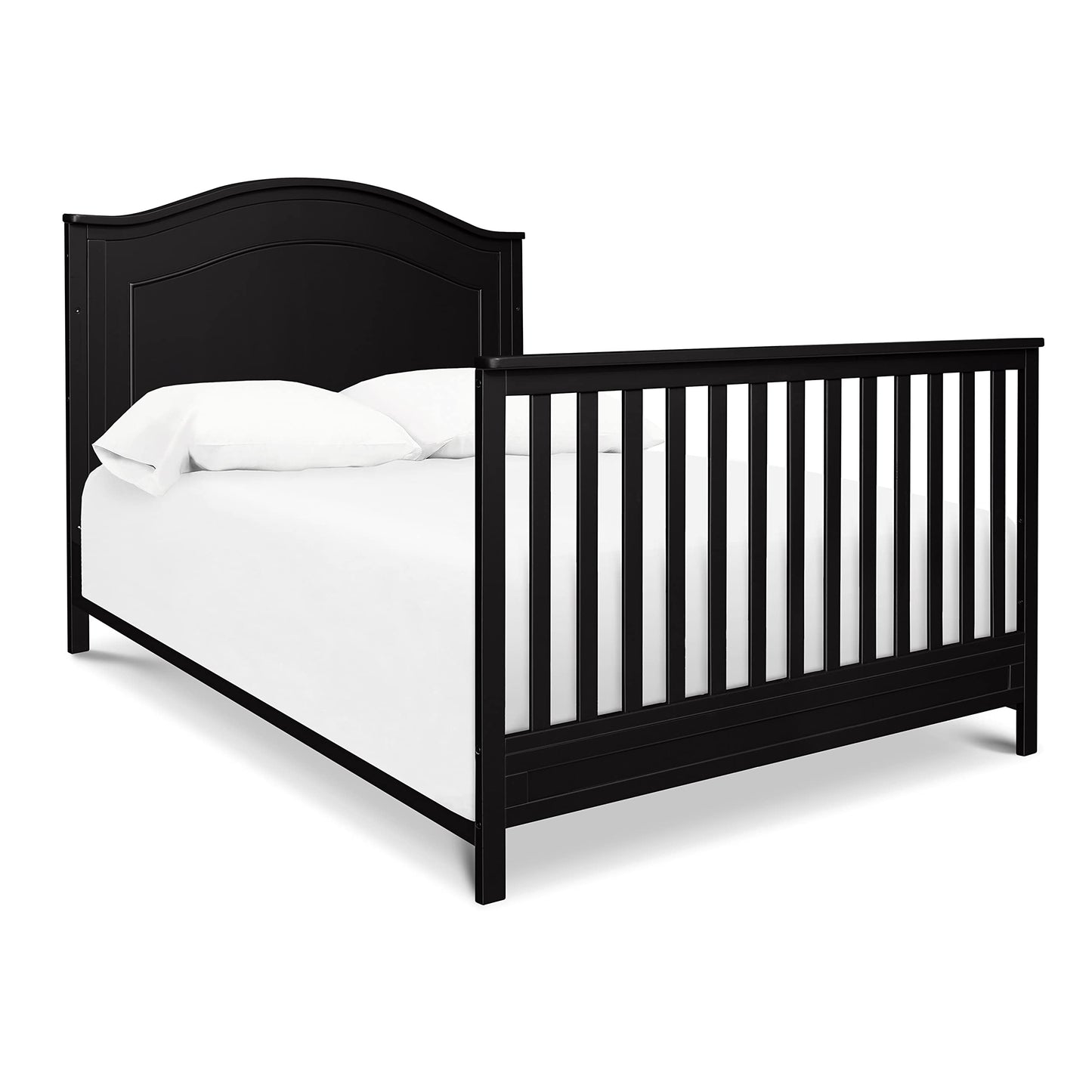 Davinci Charlie 4-in-1 Convertible Crib in Ebony, Greenguard Gold Certified
