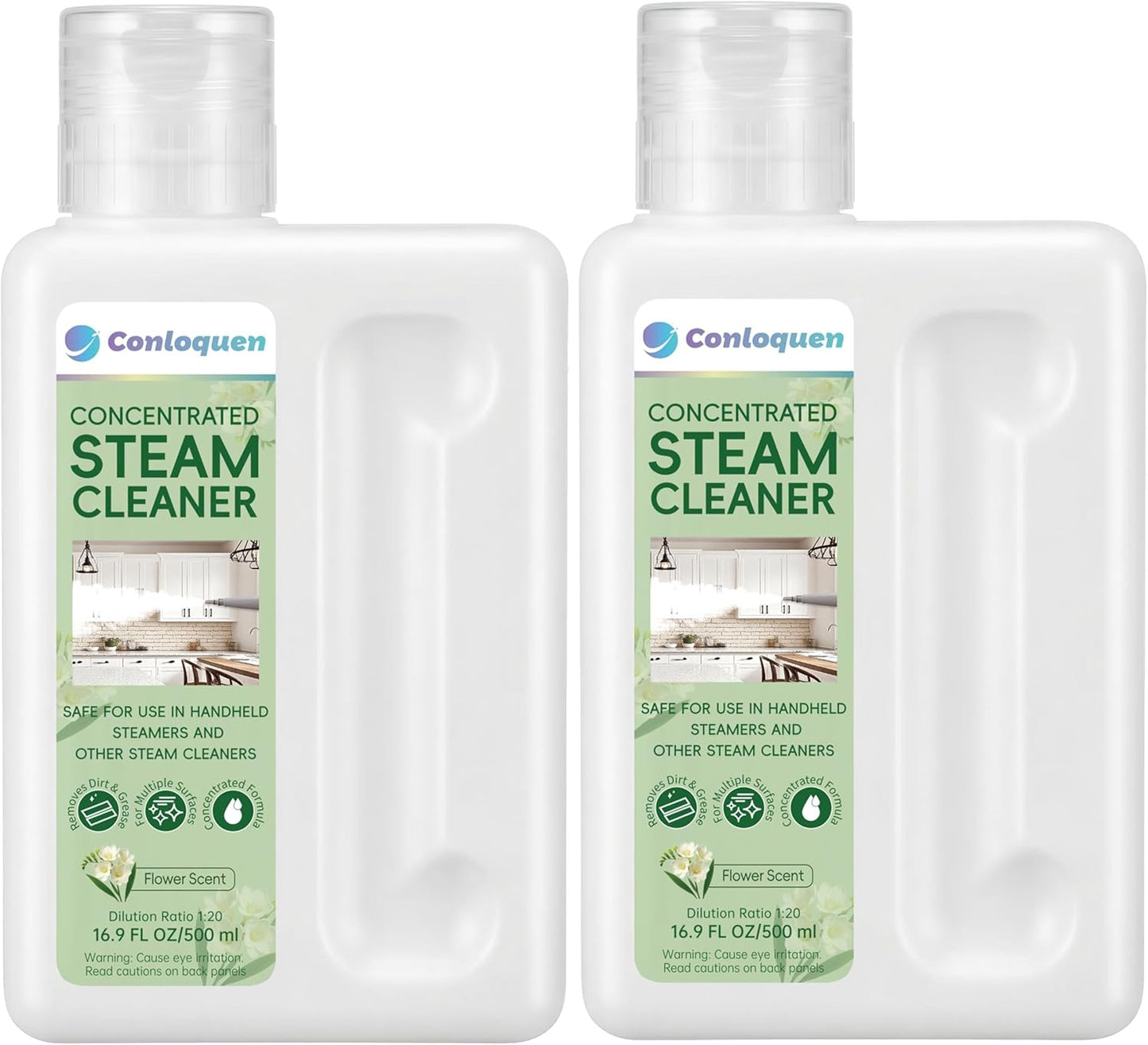 20X 5.28 33.8 FL.OZ, Concentrated Steam Mop Solution Makes Gallon Formula for All Steam Mop Cleaners, Multisurface