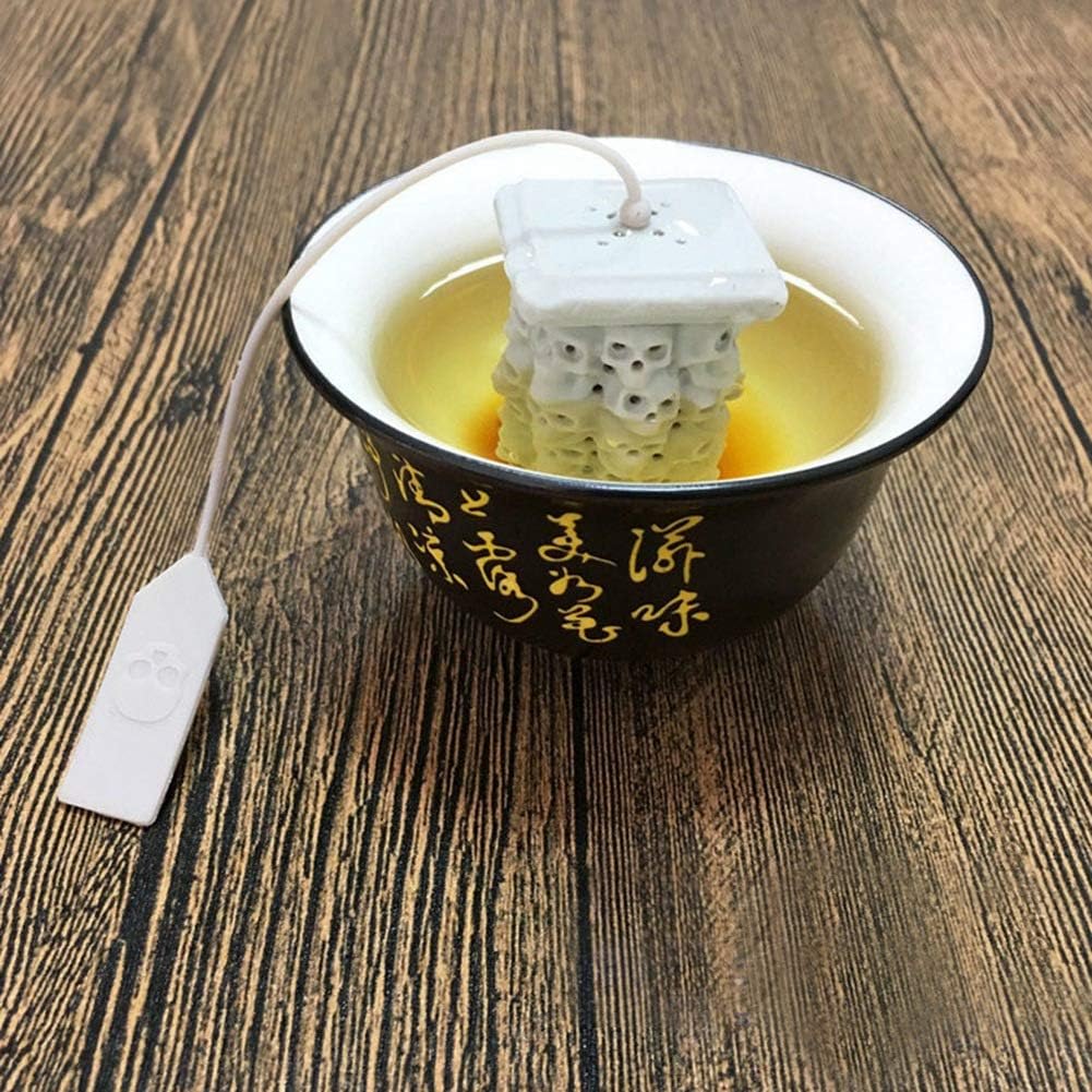 Silicone Tea Strainer, Detachable Skull Shape Loose Leaf Tea Infuser for Grain Tea Cups, Mugs, and Pots