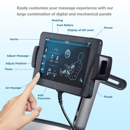 Osaki Vibe 4D l 4D Massage Mechanism l Automatic Body Scan l Deep Calf-Kneading l Space-Saving Technology l 3-Stage Zero Gravity l 32-Cell Full Body Air Massage