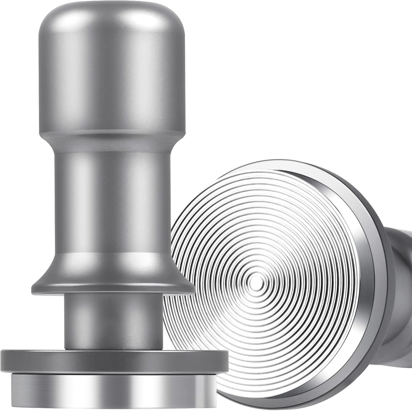 PUSEE 51mm Premium Espresso Coffee Tamper, 30lb Calibrated, 100% Stainless Steel, Spring Loaded for Barista Accessories