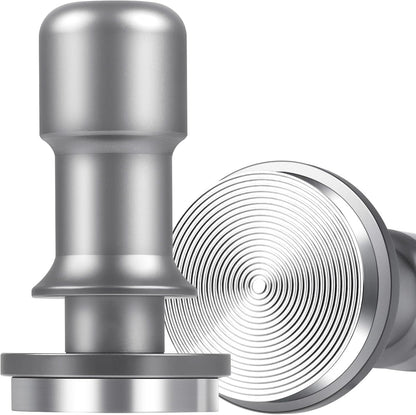 PUSEE 51mm Premium Espresso Coffee Tamper, 30lb Calibrated, 100% Stainless Steel, Spring Loaded for Barista Accessories