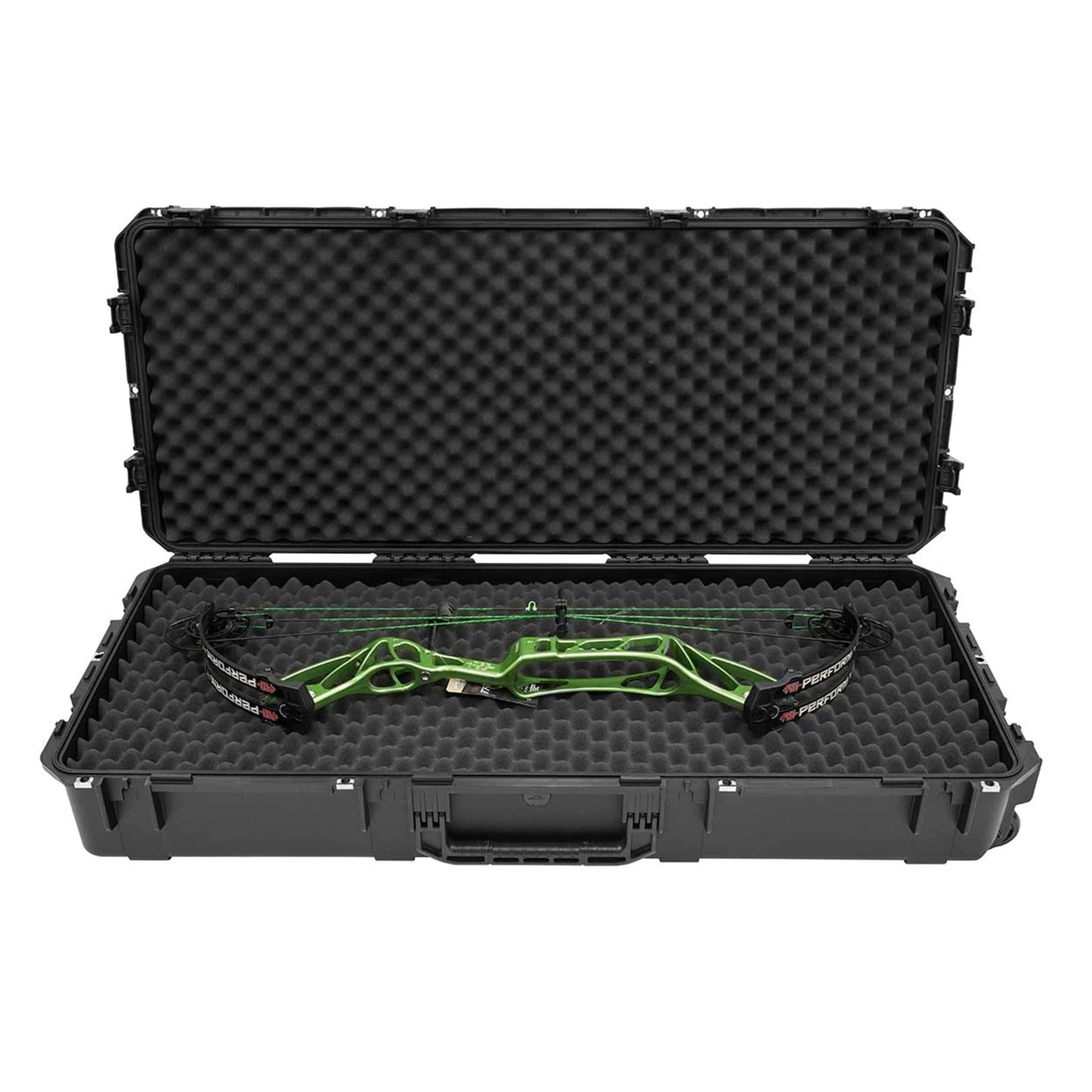 SKB Cases iSeries 4719-8 Ultimate Single or Double Bow Case, Hard Plastic Case for 44-Inch and 46-Inch Bows, Includes Trigger-Release Latch System