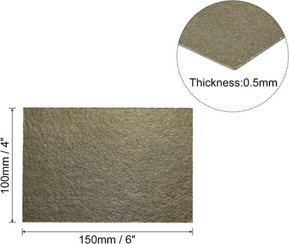 MECCANIXITY Microwave Oven Waveguide Cover Mica Repairing Plate, Pack of 2 for Kitchen 150x100x0.5mm