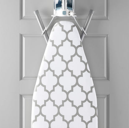 Whitmor Deluxe Ironing Board Cover - Medallion Grey Pad for Enhanced Ironing Efficiency