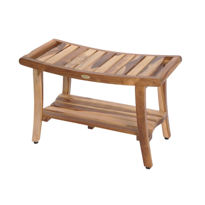 Harmony Teak Bench with Protective Teak Cleaner