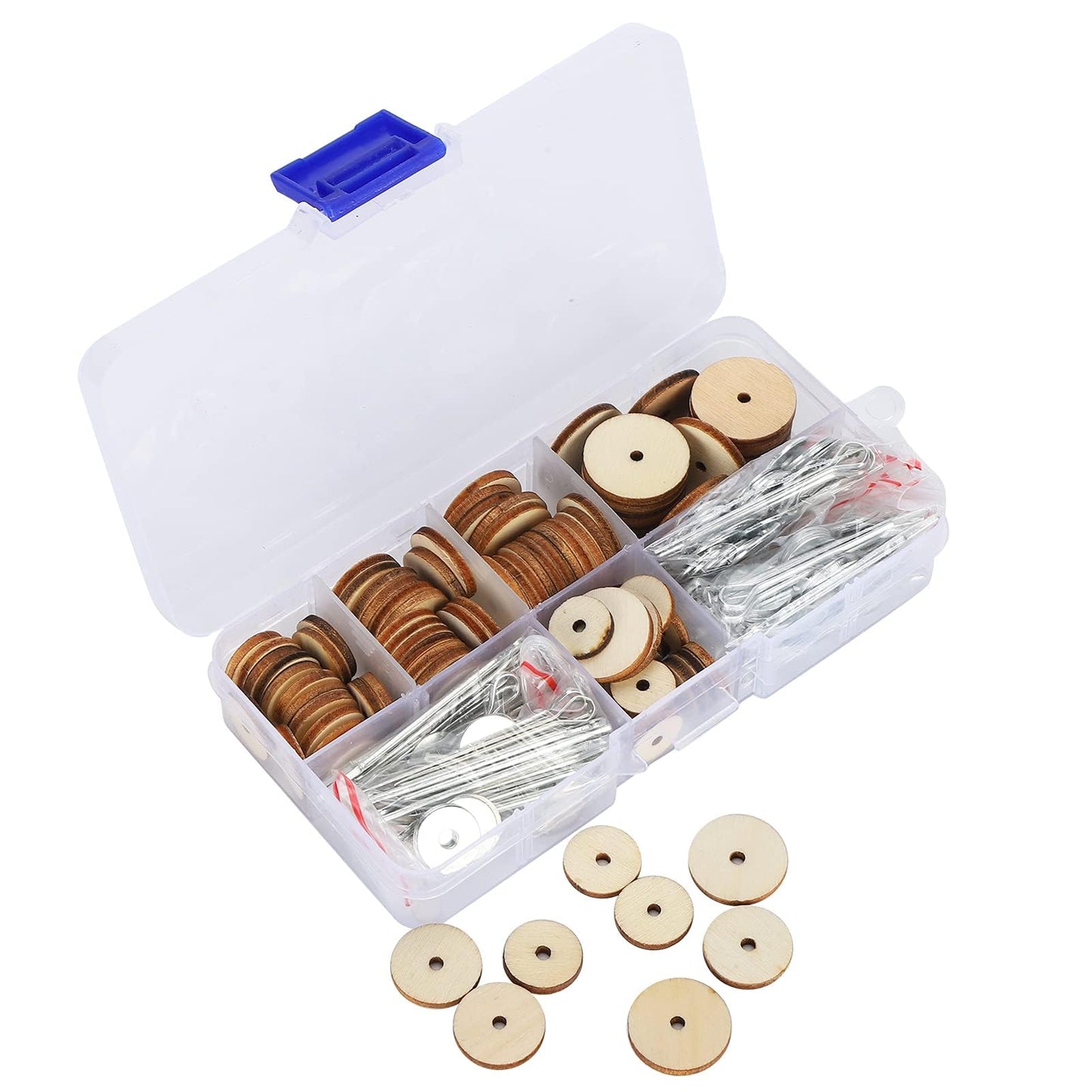 KooingTech Doll Joints, Craft Joint Doll Making Supplies 50 Sets Doll Movable Joints with Storage Box, Toy Joints Compatible with Teddy Bear Craft Doll Joint 12 14 16 18 20MM