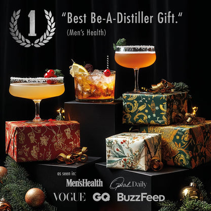 DO YOUR TEQUILA | DIY Tequila Infusion Kit | 12 Woodchip Blends & Botanicals | 2 Shot Glasses & Cocktail Recipes | Father's day gift | Gift for Men & Women | Gift for Anniversary & Birthday