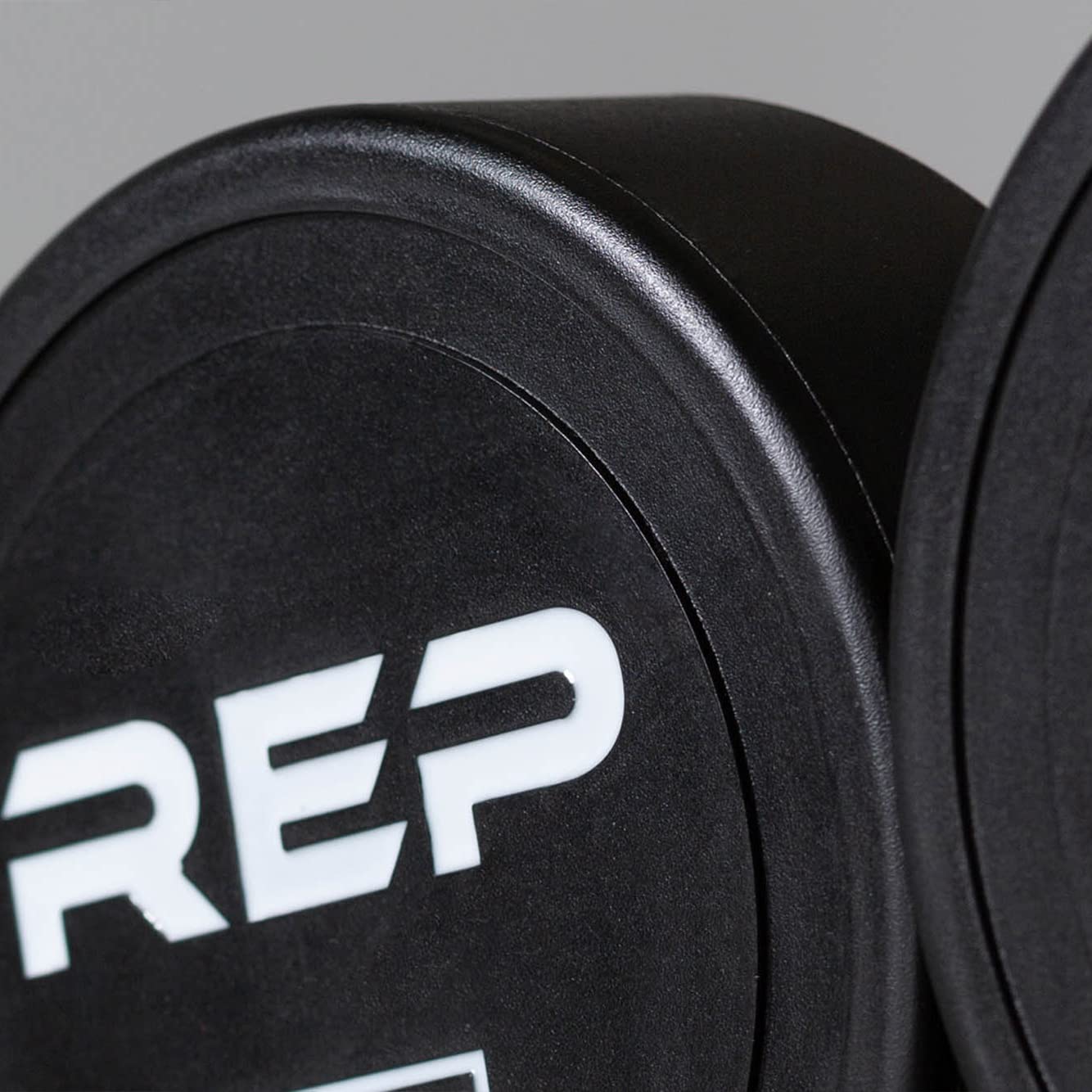 REP Urethane Coated Dumbbell Set - 5-50 lb with 3-Tier Rack