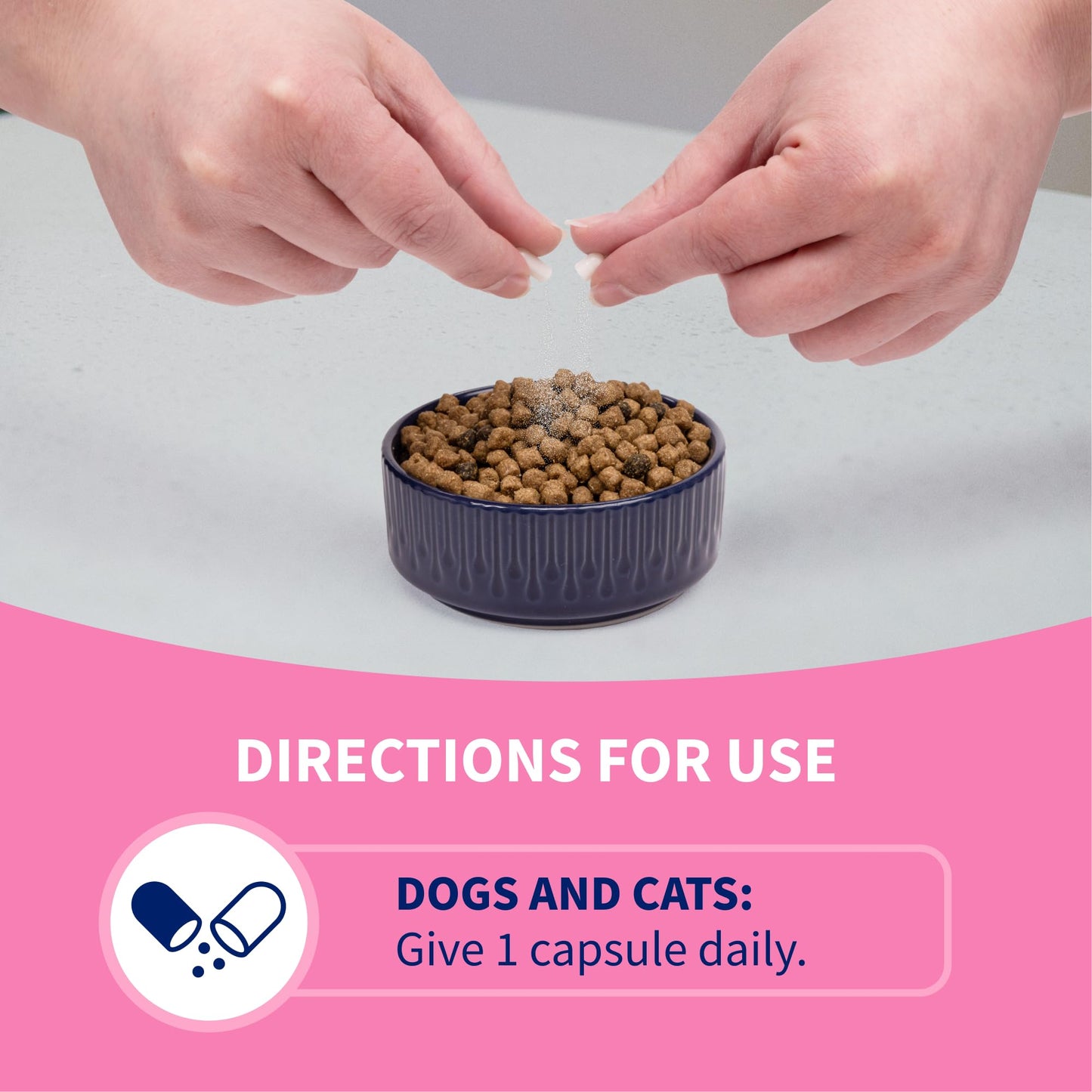 Nutramax Proviable Probiotics for Dogs and Cats, Daily Digestive Health Supplement with Multiple Strains of Bacteria, Cat and Dog Probiotics Plus Prebiotics, 80 Capsules