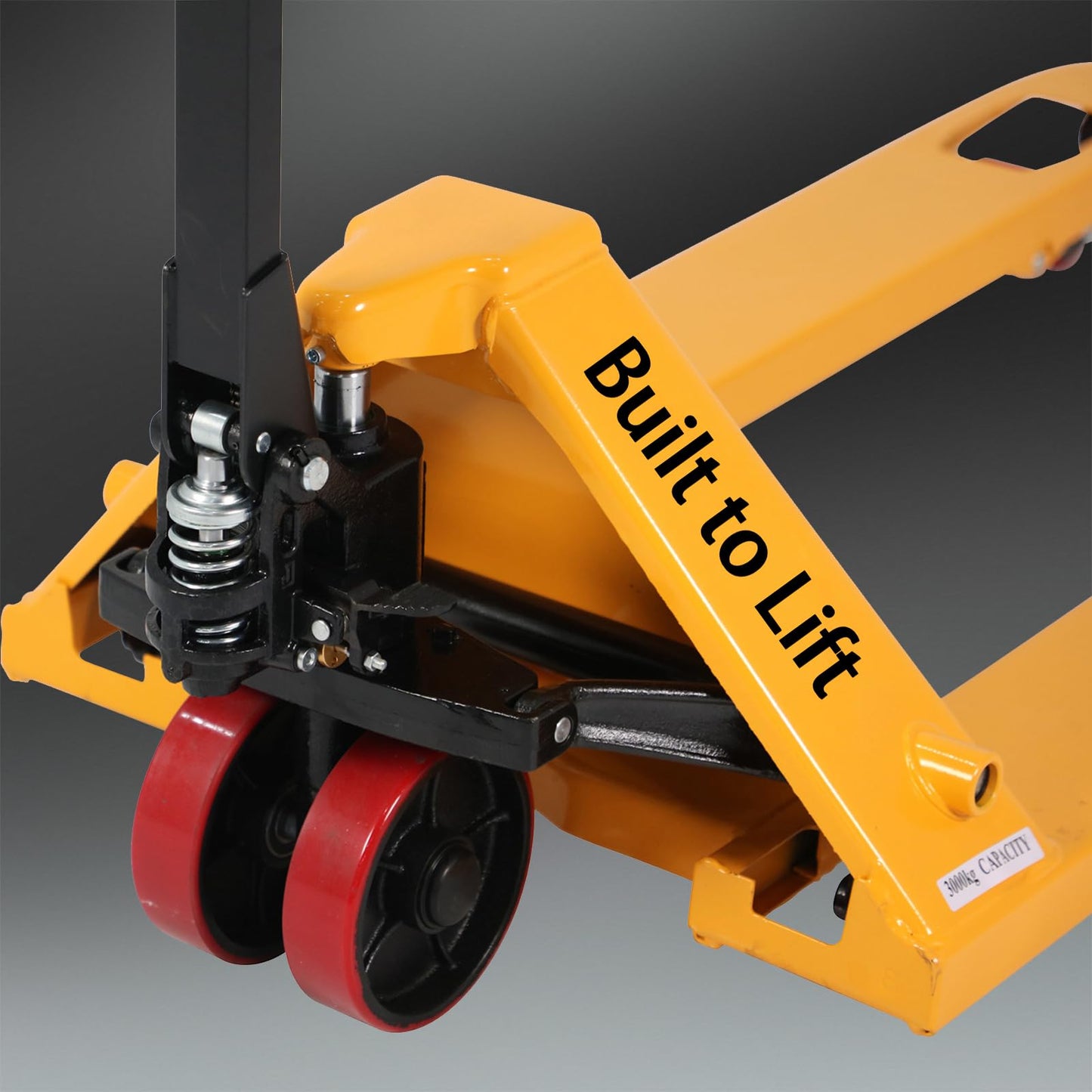 Built to Lift Pallet Jack Truck, 5500lbs Capacity 27" W x 48" L Forks Manual Standard Duty Pallet Truck for Warehouse