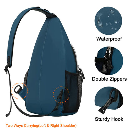 MOSISO Sling Backpack, Multipurpose Crossbody Shoulder Bag Travel Hiking Daypack
