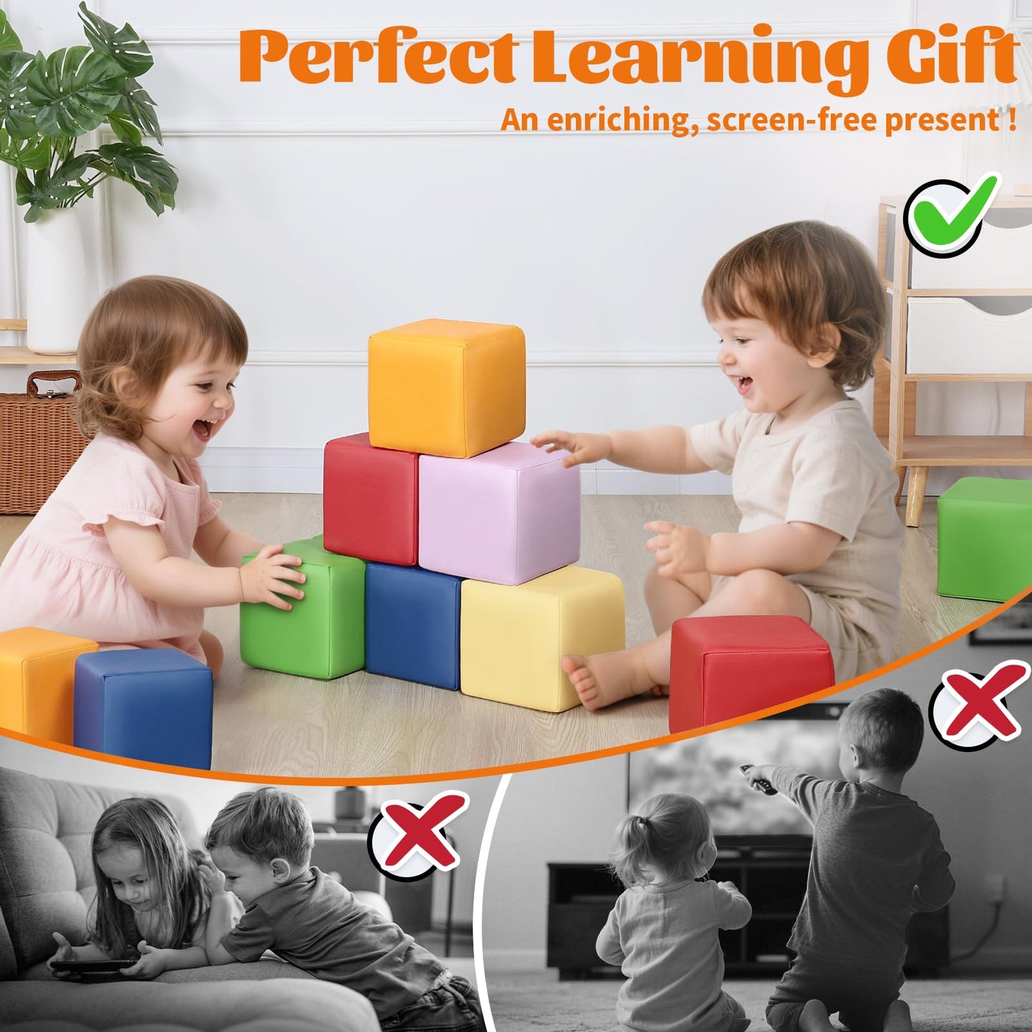 TODIBY 21-Piece Climbing Foam Blocks