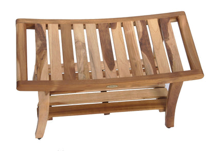 Harmony Teak Bench with Protective Teak Cleaner